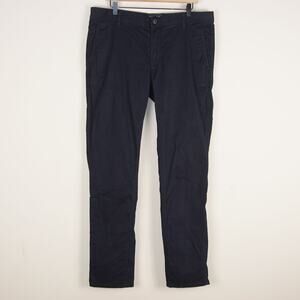 Rodd & Gunn Custom Fit Thomas Road Chino Midnight Blue Pants Mens Sz 36 x 34